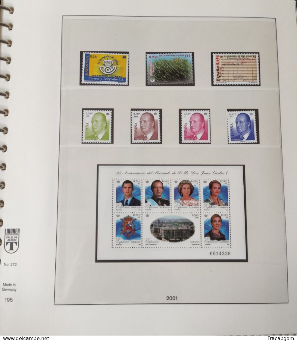 Spain 2000-2004 5 Complete Years MNH - Volledige Jaargang