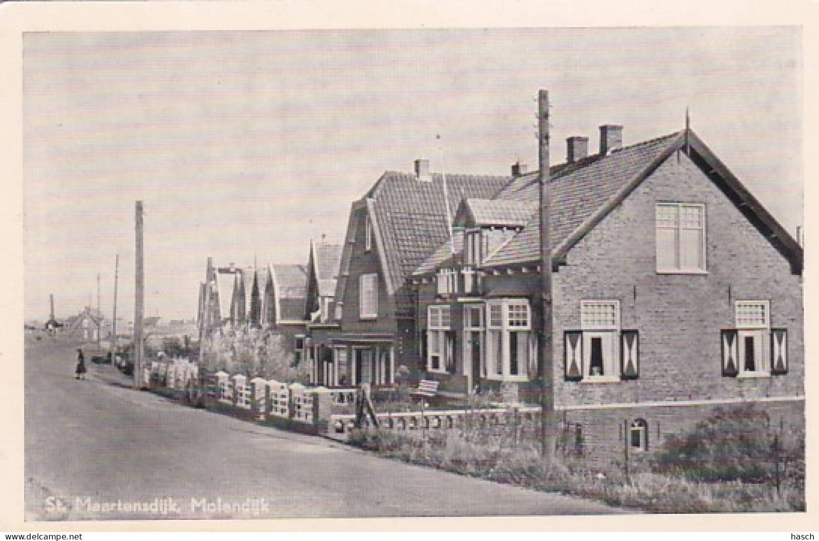 2603619St. Maartensdijk, Molendijk. (minuscule Vouwen In De Hoeken) - Tholen