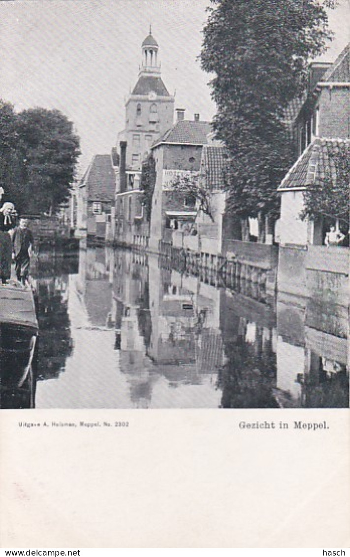 2603633Meppel, Gezicht In Meppel. Rond 1900. (kaart Uit Album) - Meppel