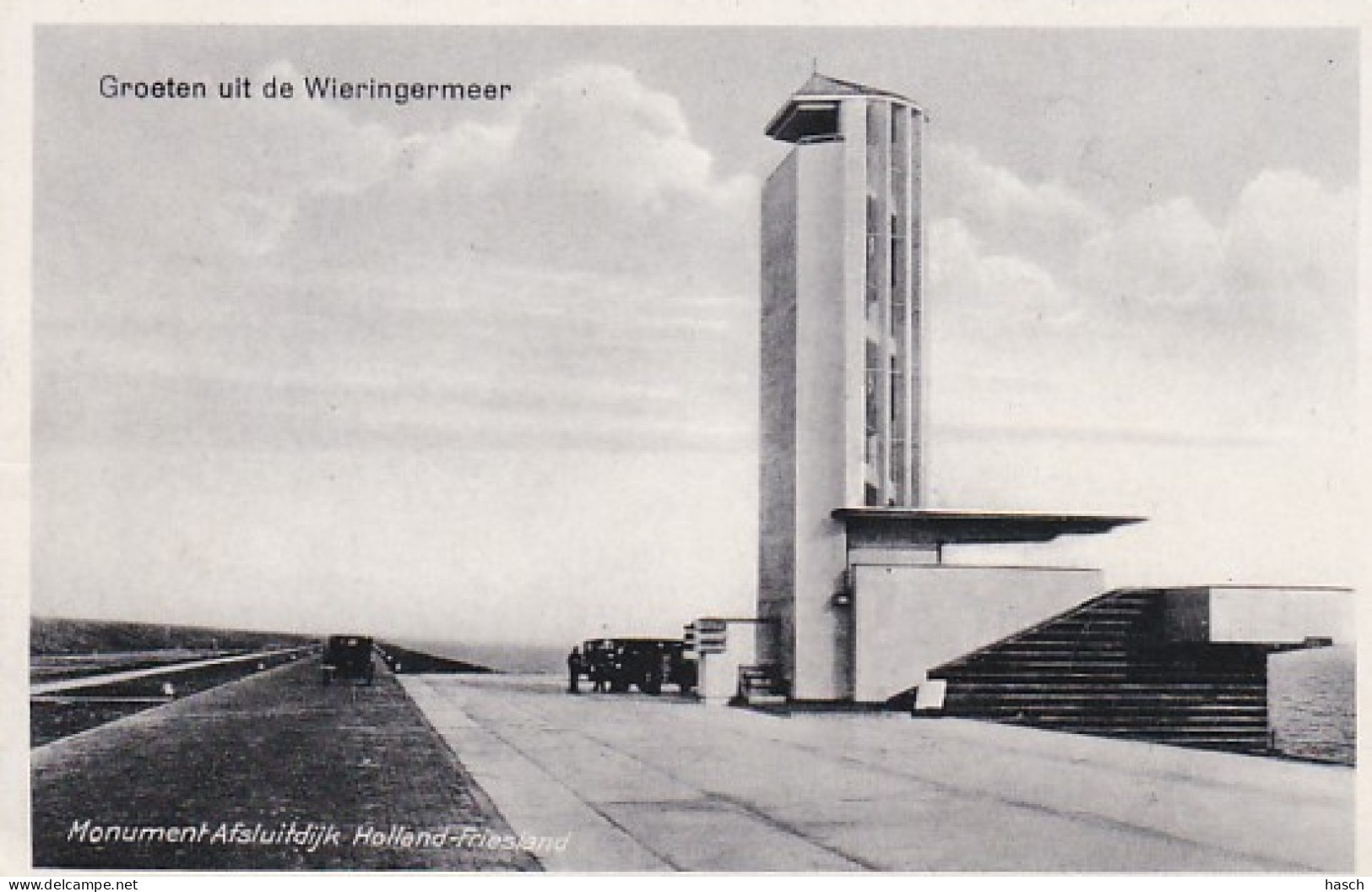 2603648Groeten Uit De Wieringermeer. Monument Afsluitdijk Holland-Friesland. - Den Oever (& Afsluitdijk)