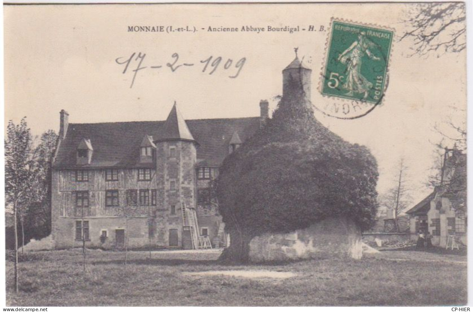 37 - MONNAIE - ANCIENNE ABBAYE BOURDIGAL - EDITION HB - Monnaie