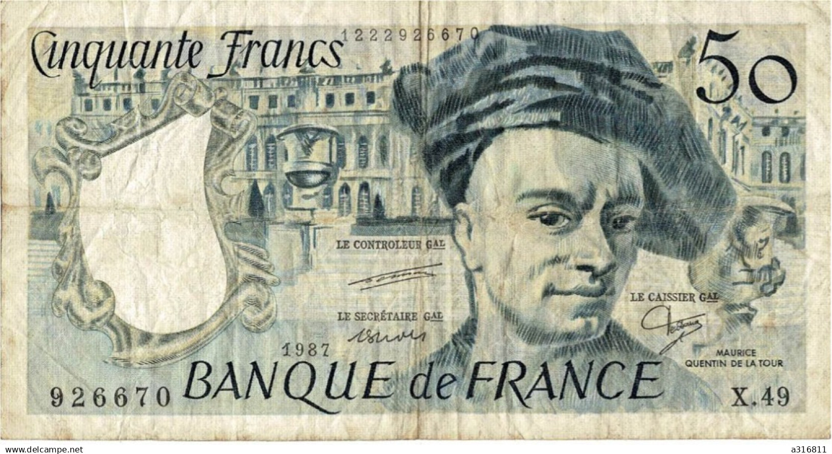 Billet De 50 Francs 1987 - 50 F 1962-1976 ''Racine''