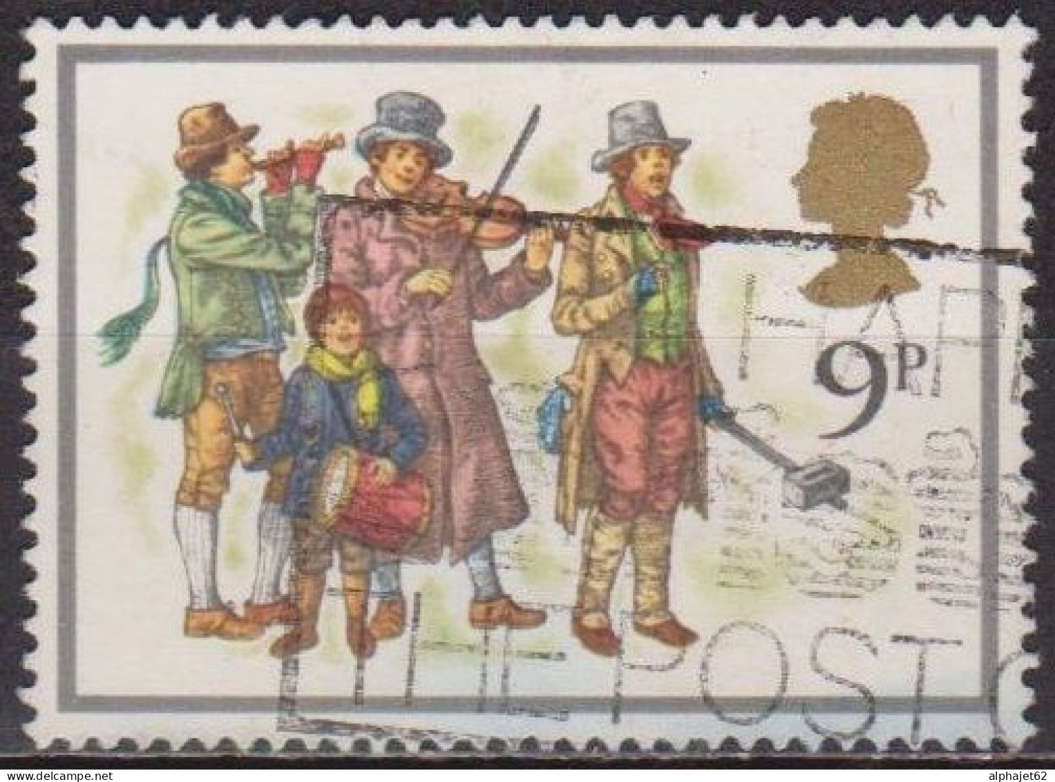 Noel - 1978 - GRANDE BRETAGNE - Musiciens Chanteur - N° 877 - Used Stamps