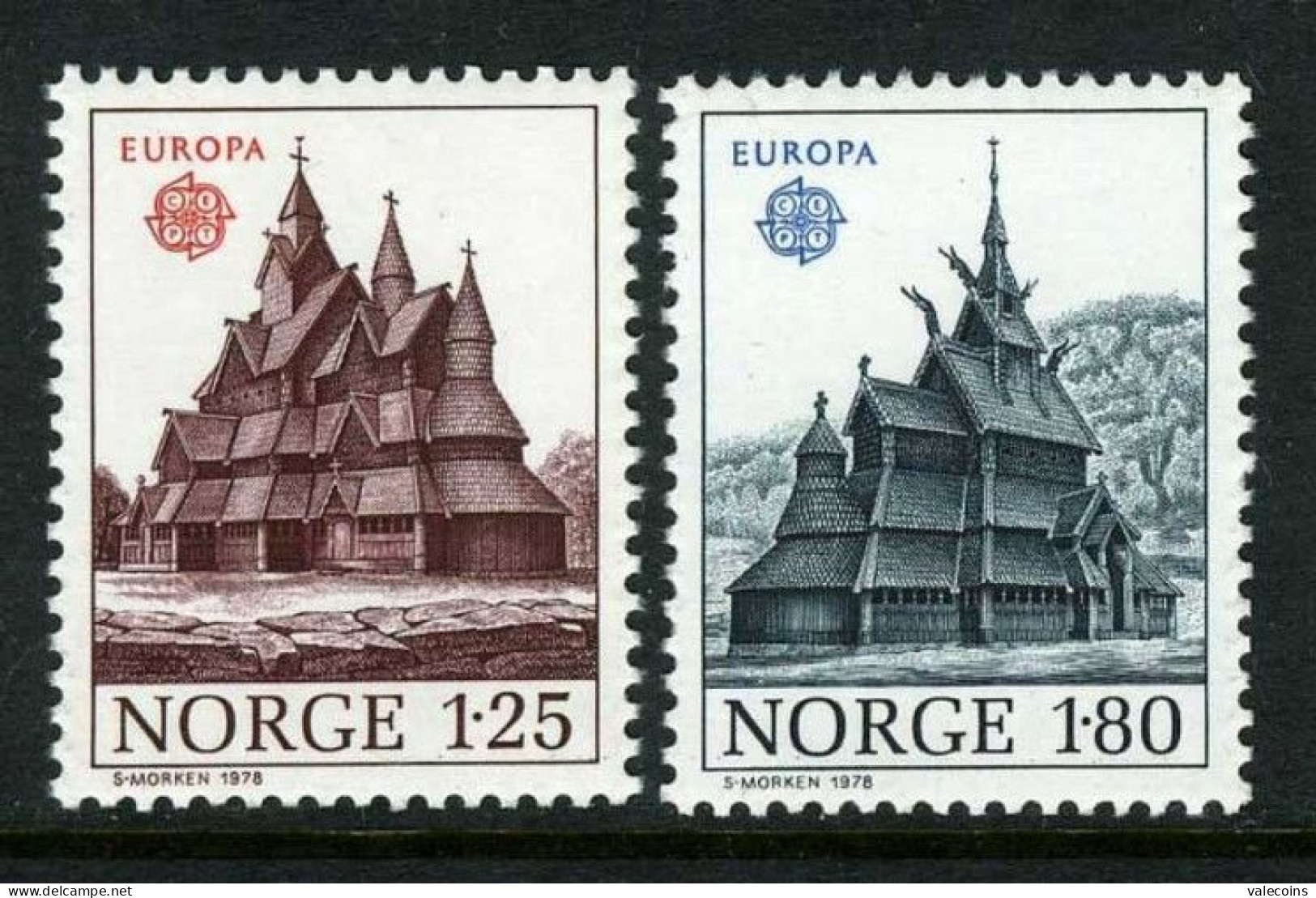 NORVEGIA NORWAY NORGE - 1978-1981-1982-1983-1984-1985 - CEPT - 6 Sets = 12 Stamps          MNH MyRef:P - Unused Stamps