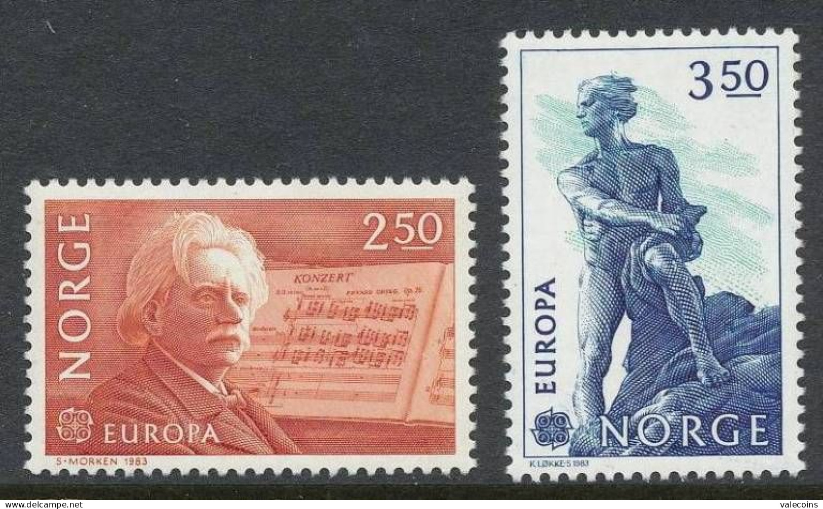 NORVEGIA NORWAY NORGE - 1978-1981-1982-1983-1984-1985 - CEPT - 6 Sets = 12 Stamps          MNH MyRef:P - Ungebraucht