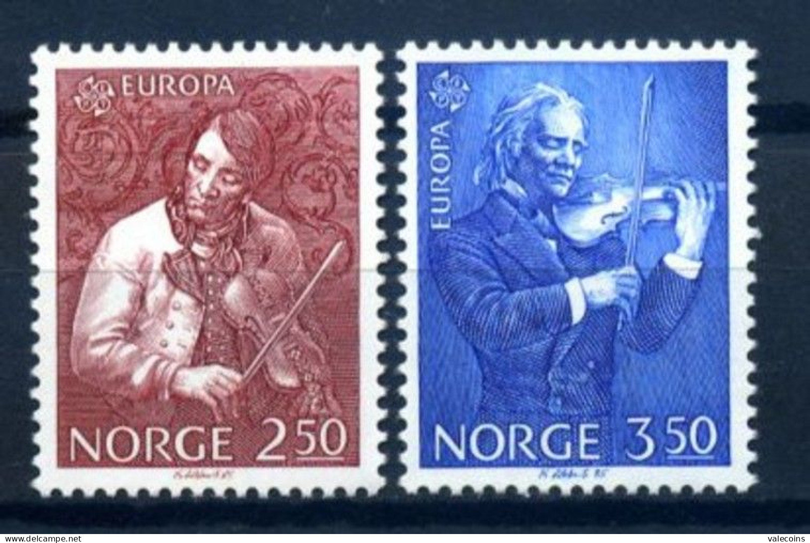 NORVEGIA NORWAY NORGE - 1978-1981-1982-1983-1984-1985 - CEPT - 6 Sets = 12 Stamps          MNH MyRef:P - Unused Stamps