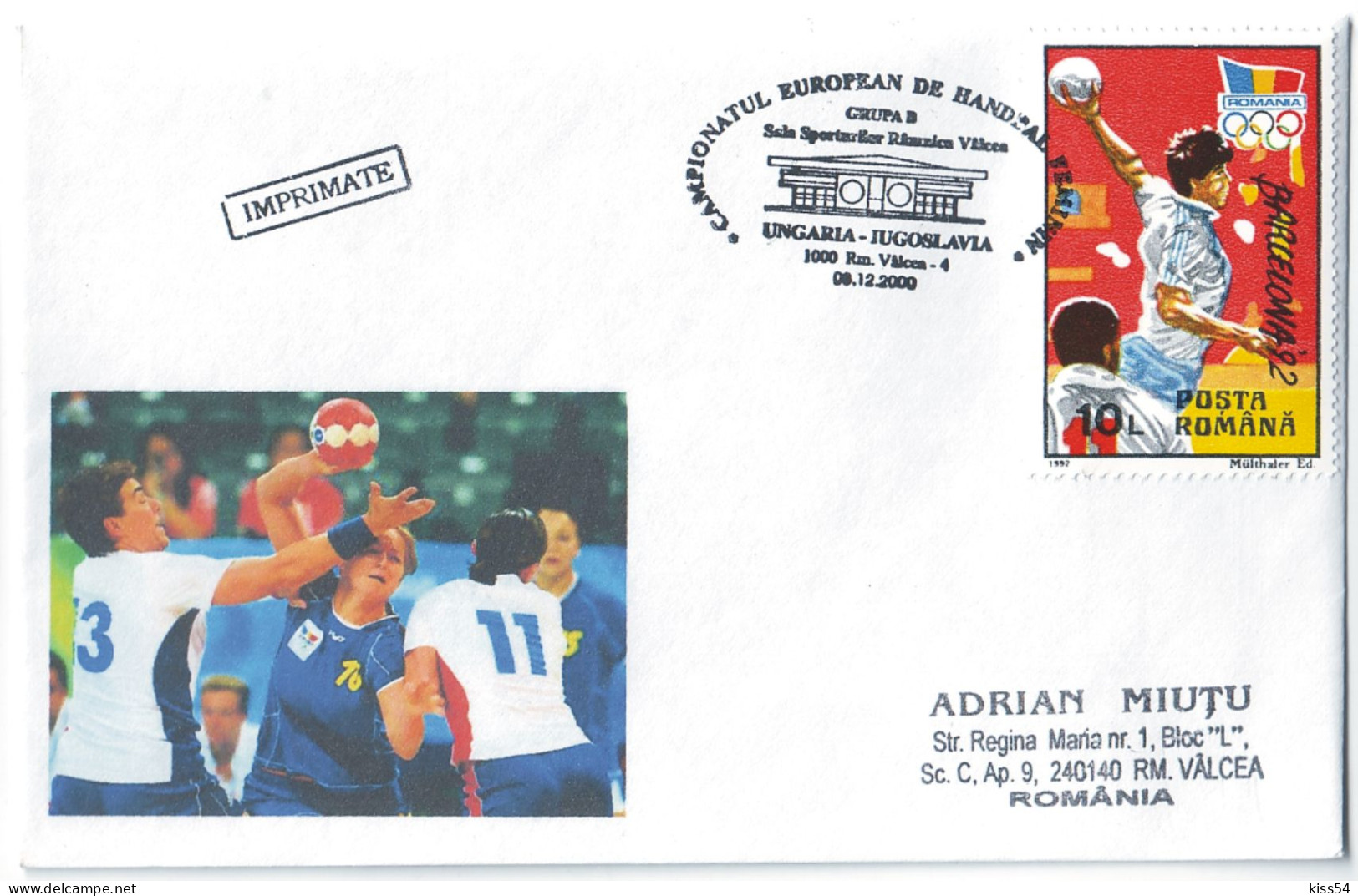 H 2 - 804 Hungary - Serbia, WORLD CHAMPIONSHIP 2004, Handball - Cover - 2004 - Pallamano