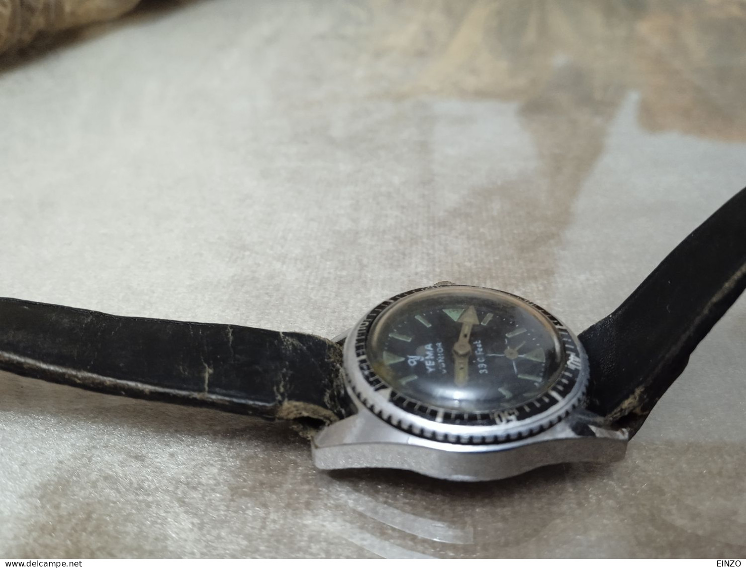 VINTAGE MONTRE DE PLONGÉE YEMA JUNIOR 330FEET MÉCANIQUE - Watches: Old