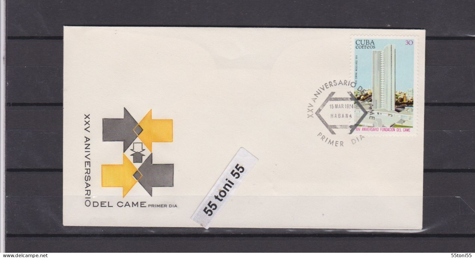 1974 Fondation Du COMECON  1v.- FDC  CUBA - Briefe U. Dokumente