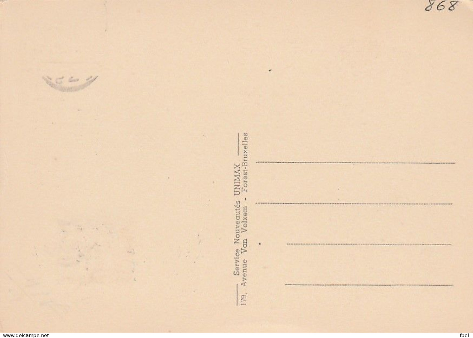 Carte Maximum - Belgique - St Michel - Au Profit D'oeuvre Antituberculeuse N°868 - 1951-1960