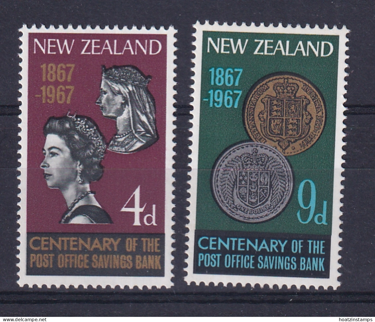 New Zealand: 1967   Centenary Of NZ Post Office Savings Bank    MNH - Unused Stamps