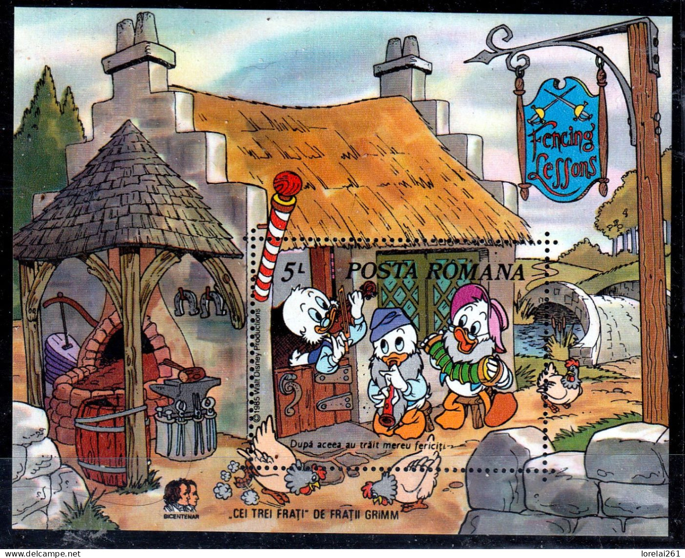 1985 - Walt Disney   Mi No Block 221 MNH - Ungebraucht