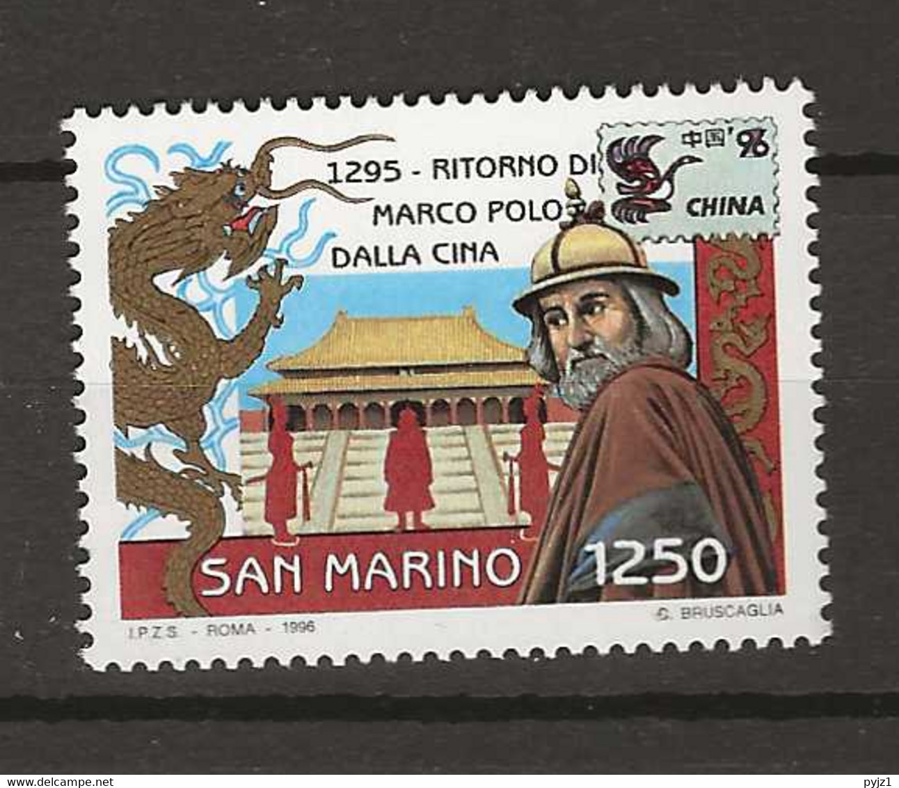 1996 MNH San Marino, Mi 1651 Postfris** - Nuovi