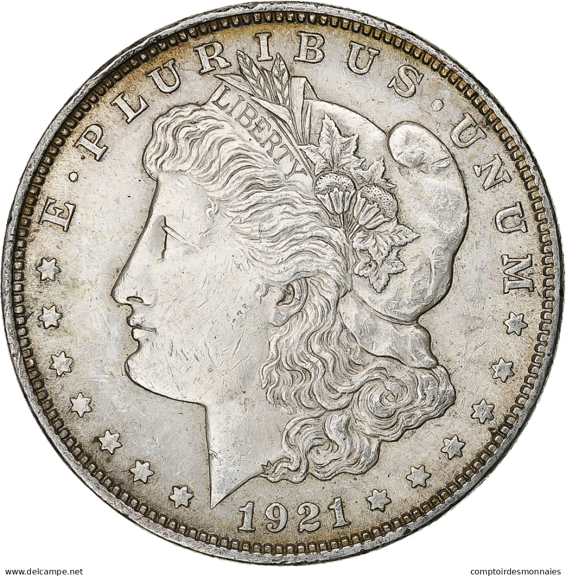 États-Unis, Dollar, Morgan, 1921, Philadelphie, Argent, SUP - 1878-1921: Morgan