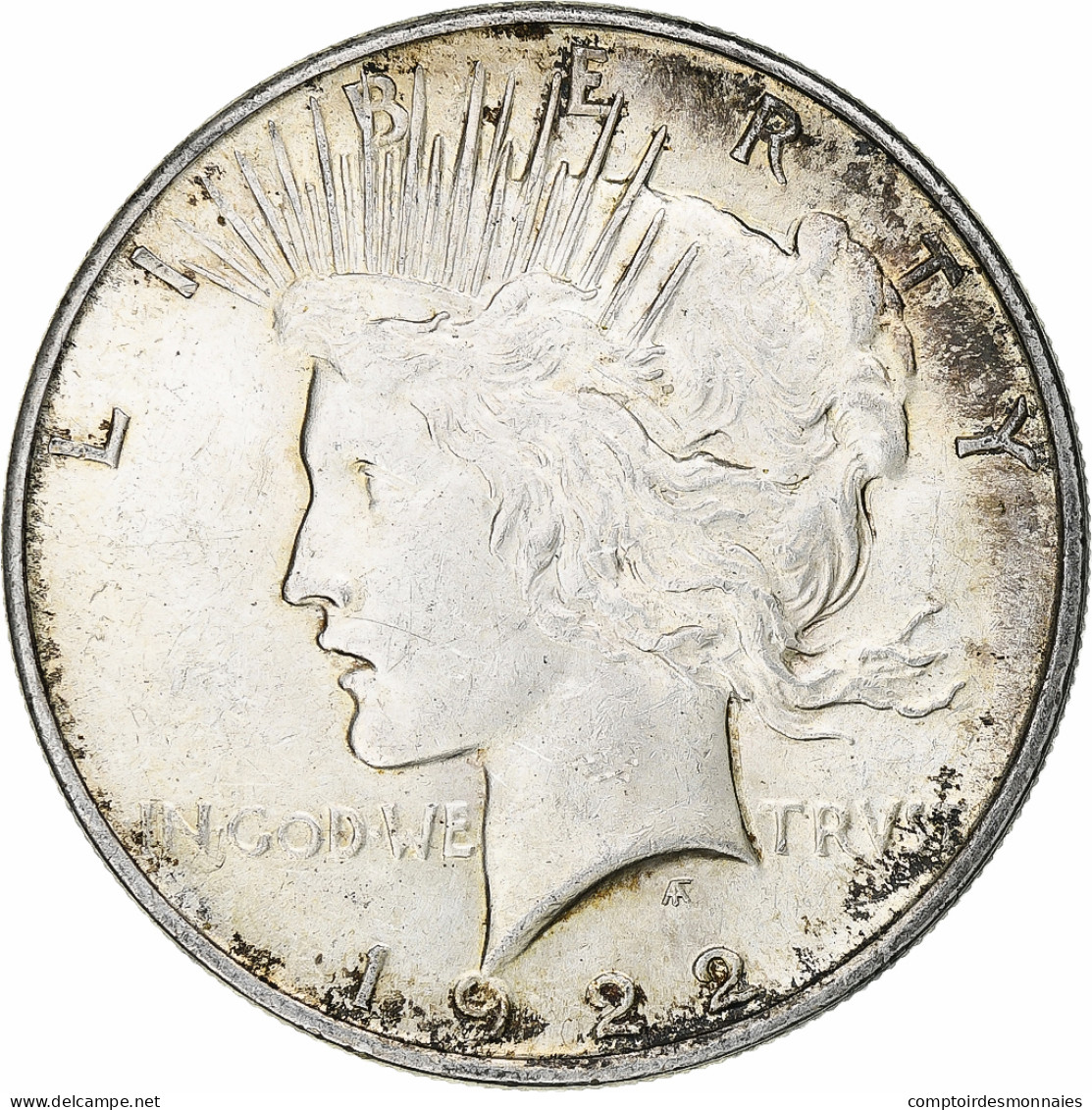 États-Unis, Dollar, Peace, 1922, Philadelphie, Argent, TTB+ - 1921-1935: Peace (Pace)