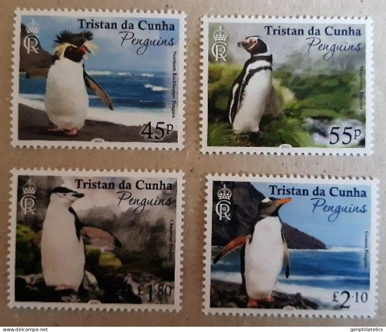 TRISTAN Da CUNHA 2023 FAUNA Animals PENGUINS - Fine Set MNH - Tristan Da Cunha