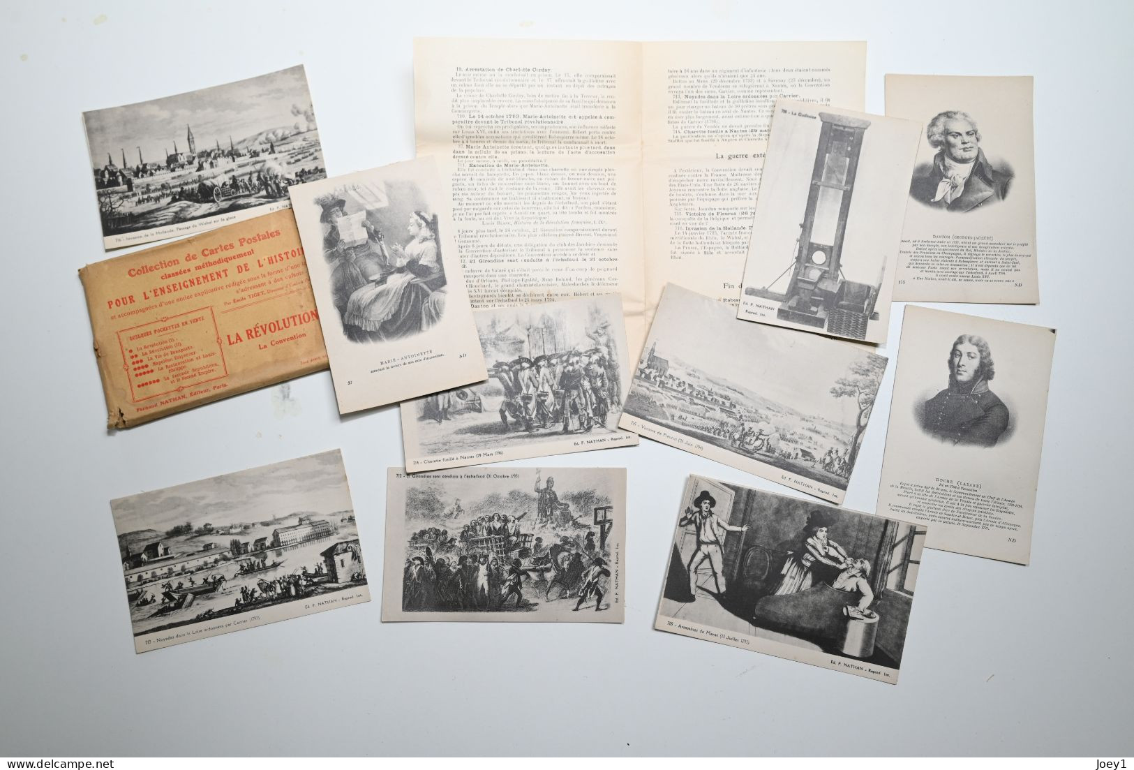 Collection De Cartes Postales Pour L Enseignement La Révolution(2) - Histoire