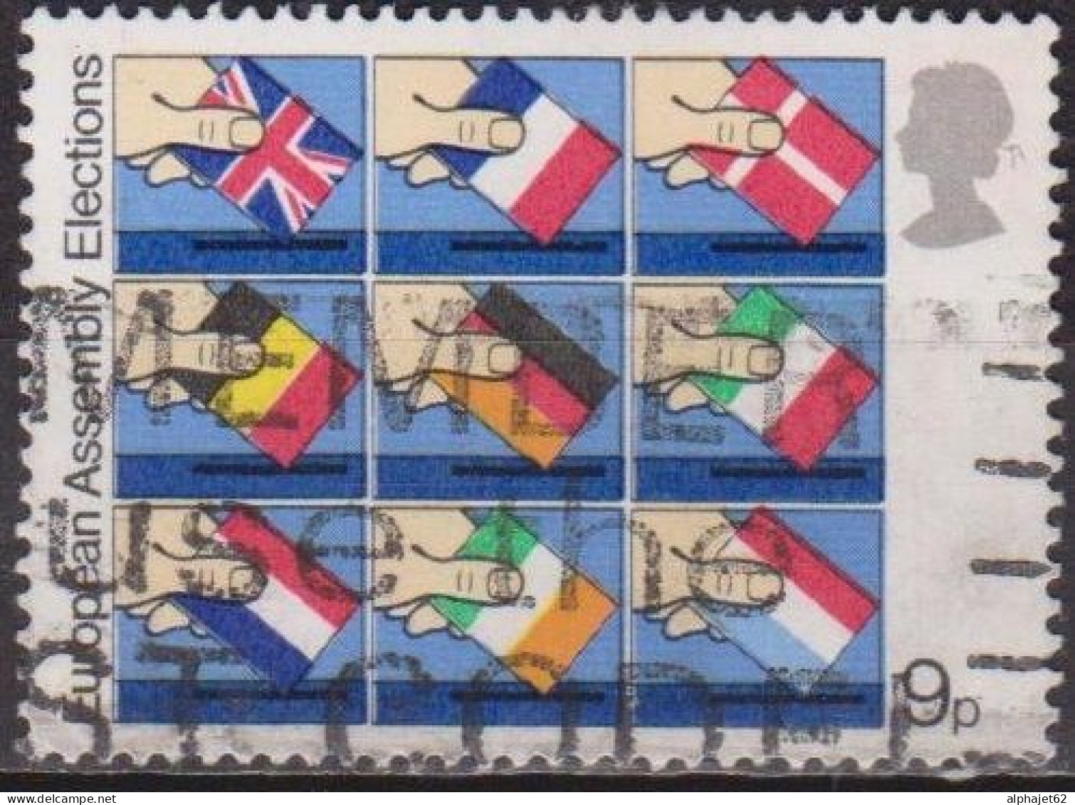 Elections Pour Le Parlement Européen - GRANDE BRETAGNE - Mains, Drapeaux - N° 888 - 1979 - Used Stamps