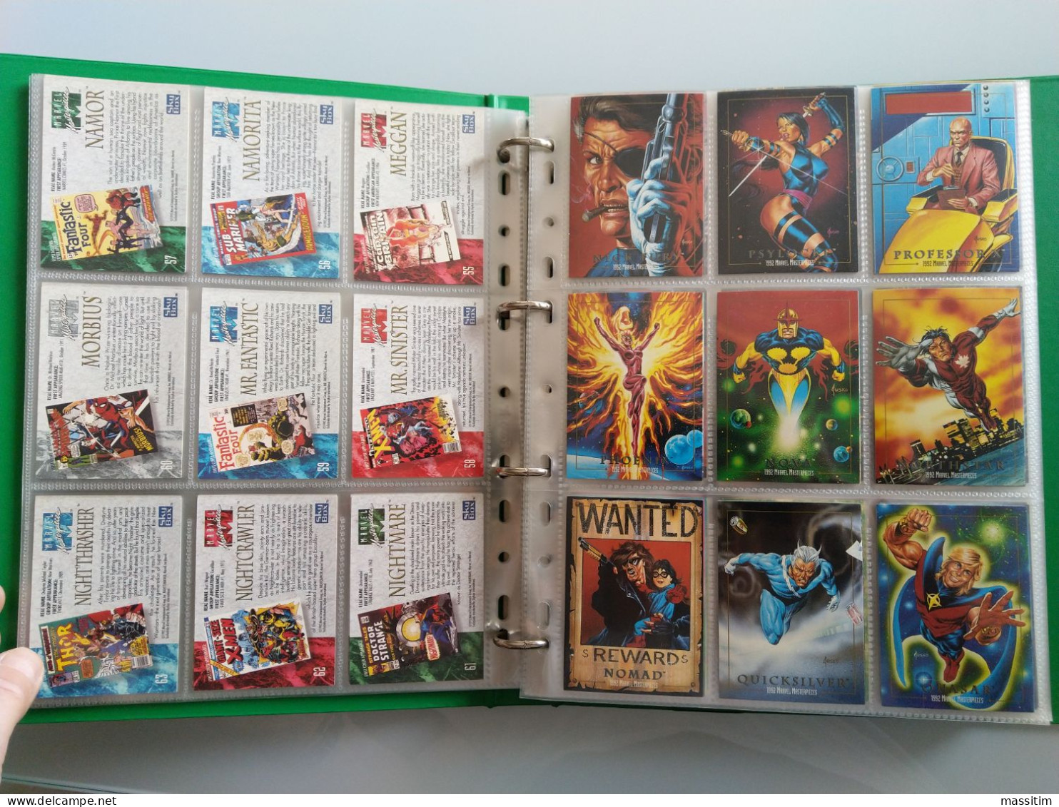 Card MARVEL MASTERPIECES - SET COMPLETO DI 100 CARD - 1992 - MARVEL/SKYBOX - - Marvel