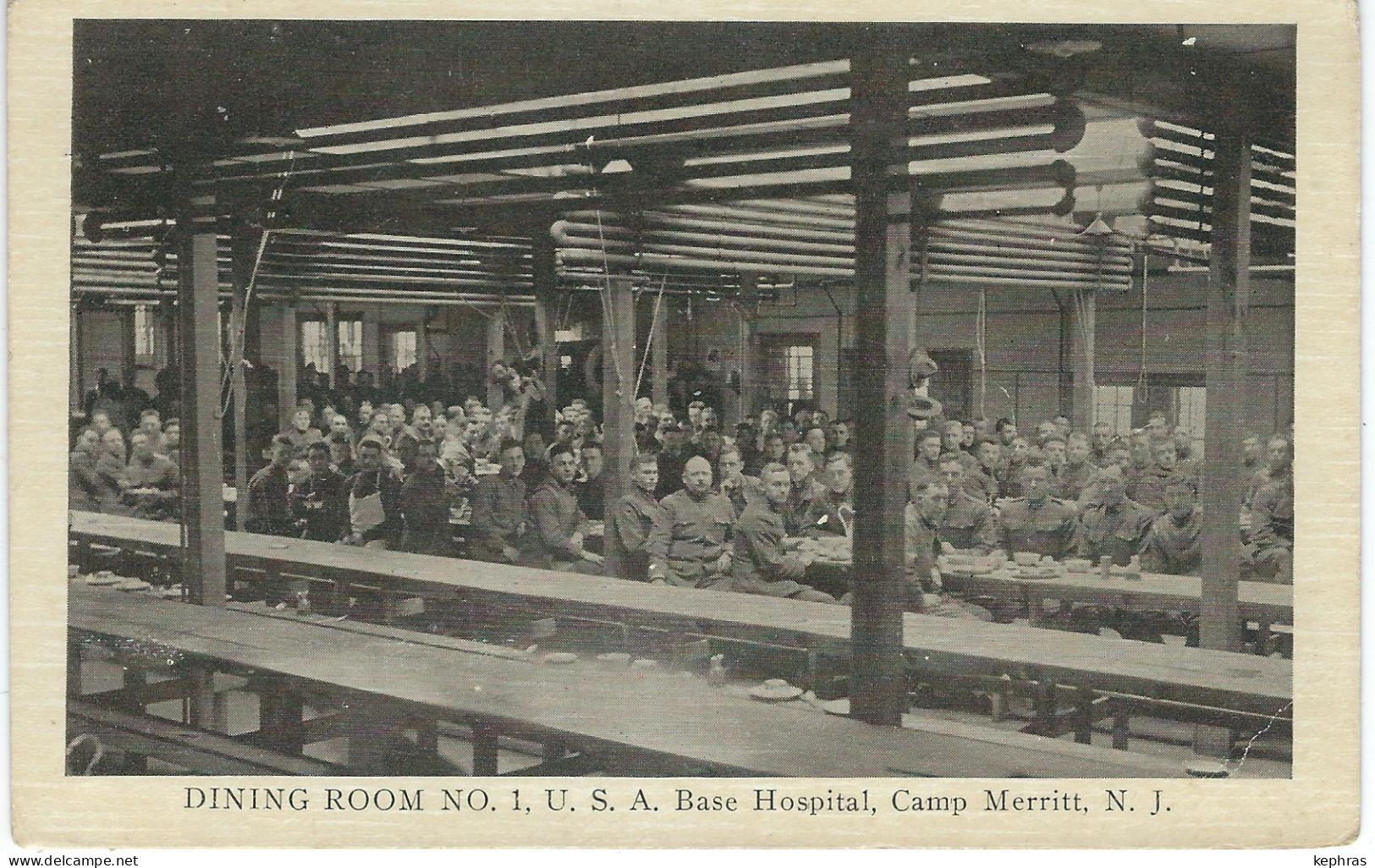 CAMP MERRITT - N.J. : Dinig Room N°1 U.S.A. Base Hospital - Other & Unclassified