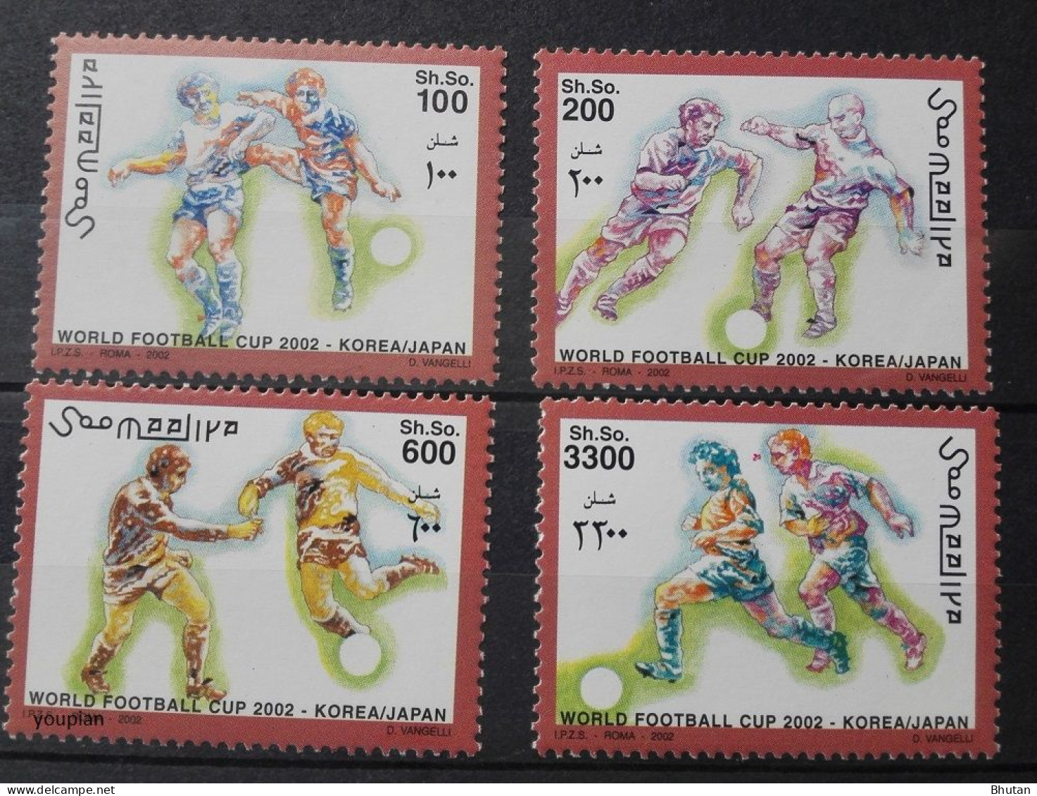 Somalia 2002, Word Cup, MNH Stamps Set - Somalia (1960-...)