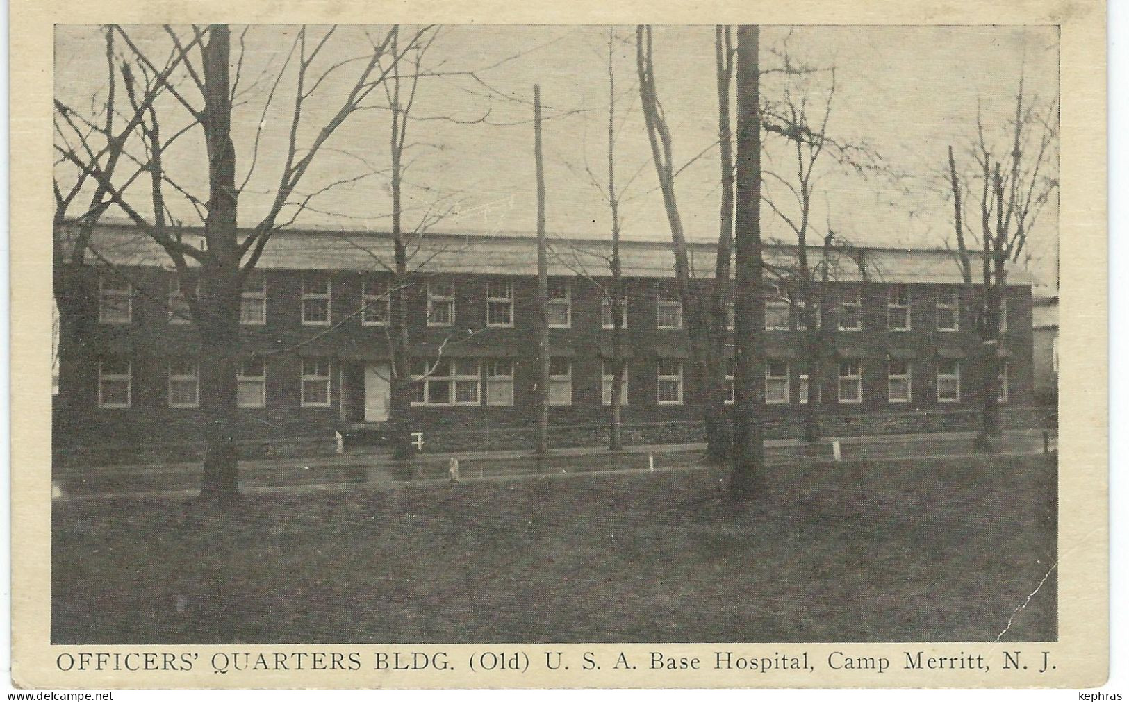 CAMP MERRITT - N.J. : Officers Quarters Bldg. (Old) U.S.A. Base Hospital - Other & Unclassified