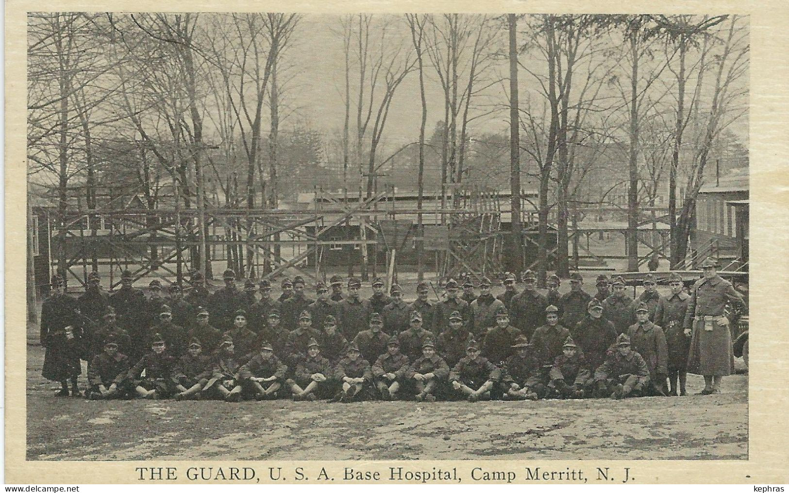 CAMP MERRITT - N.J. : The Guard U.S.A. Base Hospital - Altri & Non Classificati