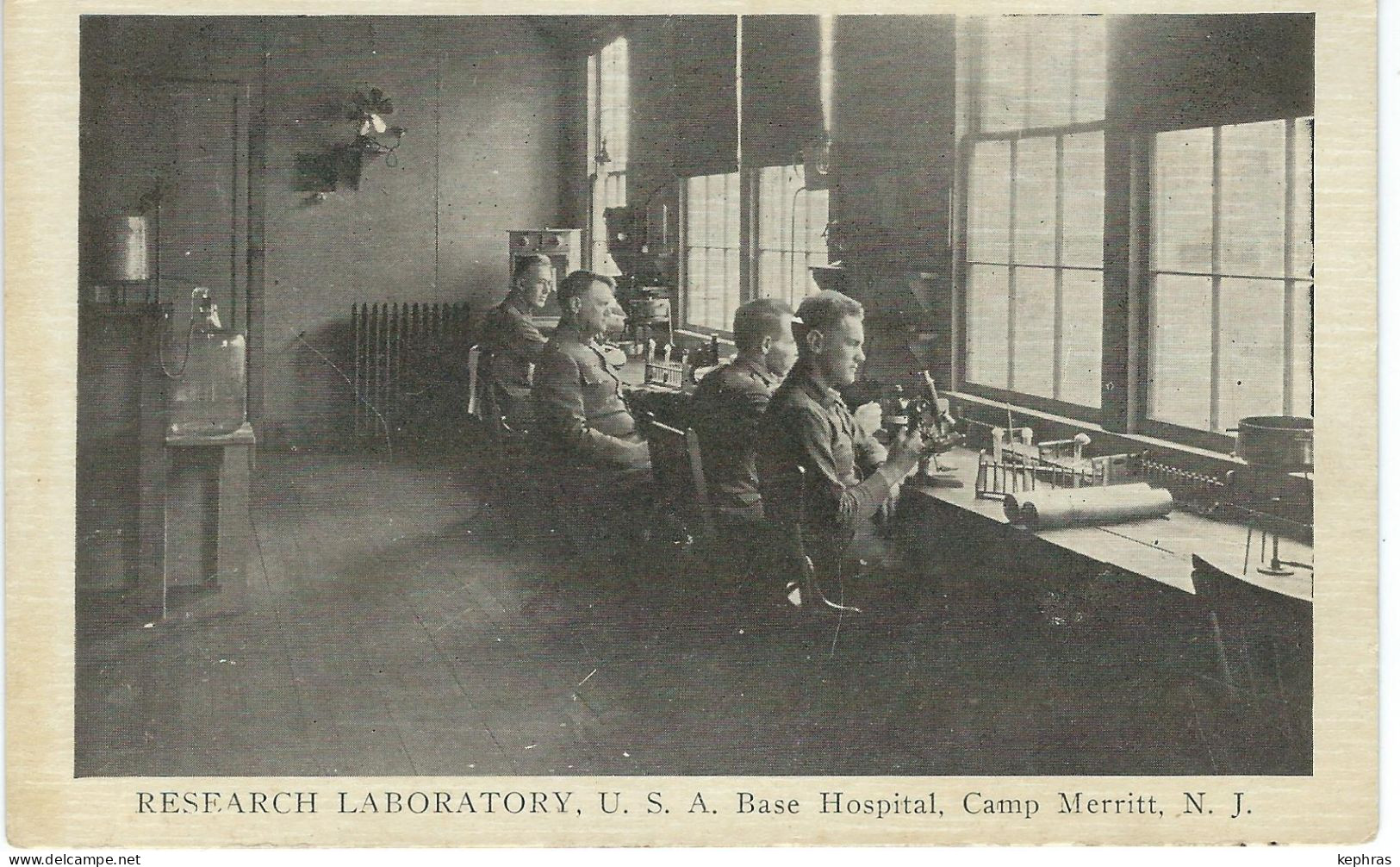 CAMP MERRITT - N.J. : Research Laboratory U.S.A. Base Hospital - Other & Unclassified