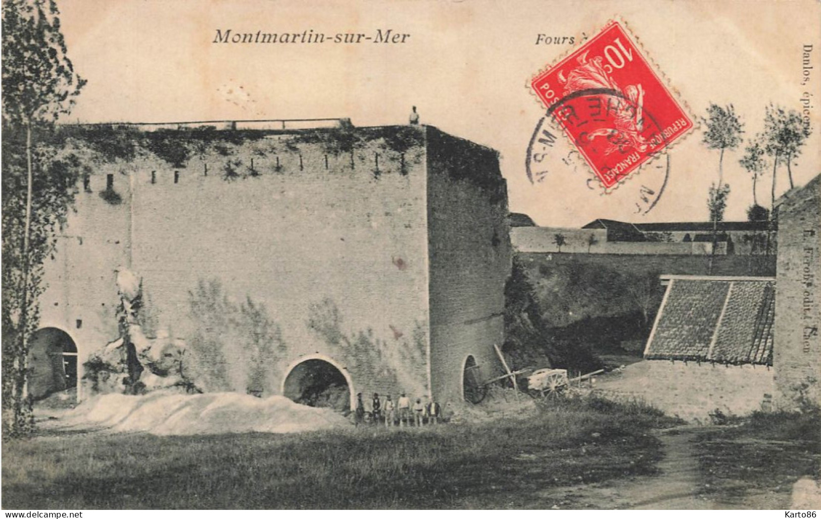 Montmartin Sur Mer * 1908 * Les Fours à Chaux * Industrie Villageois - Montmartin Sur Mer