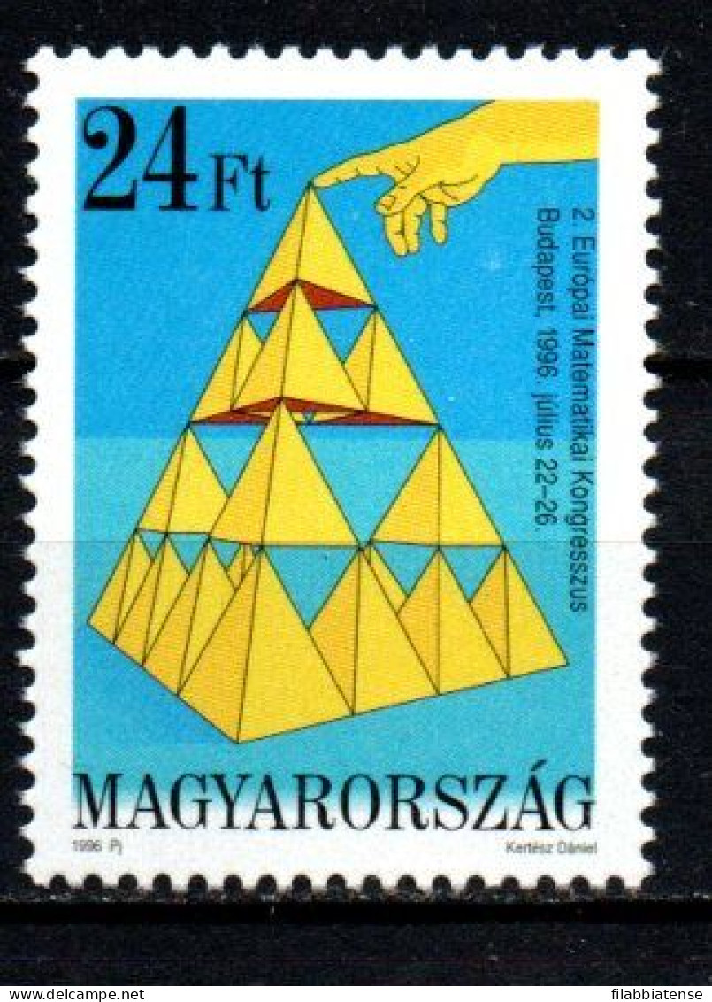1996 - Ungheria 3550 Congresso Di Matematica   ------- - Unused Stamps