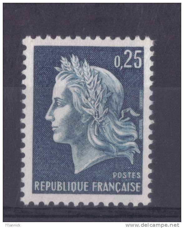 N°  1535 NEUF** - 1967-1970 Marianne (Cheffer)