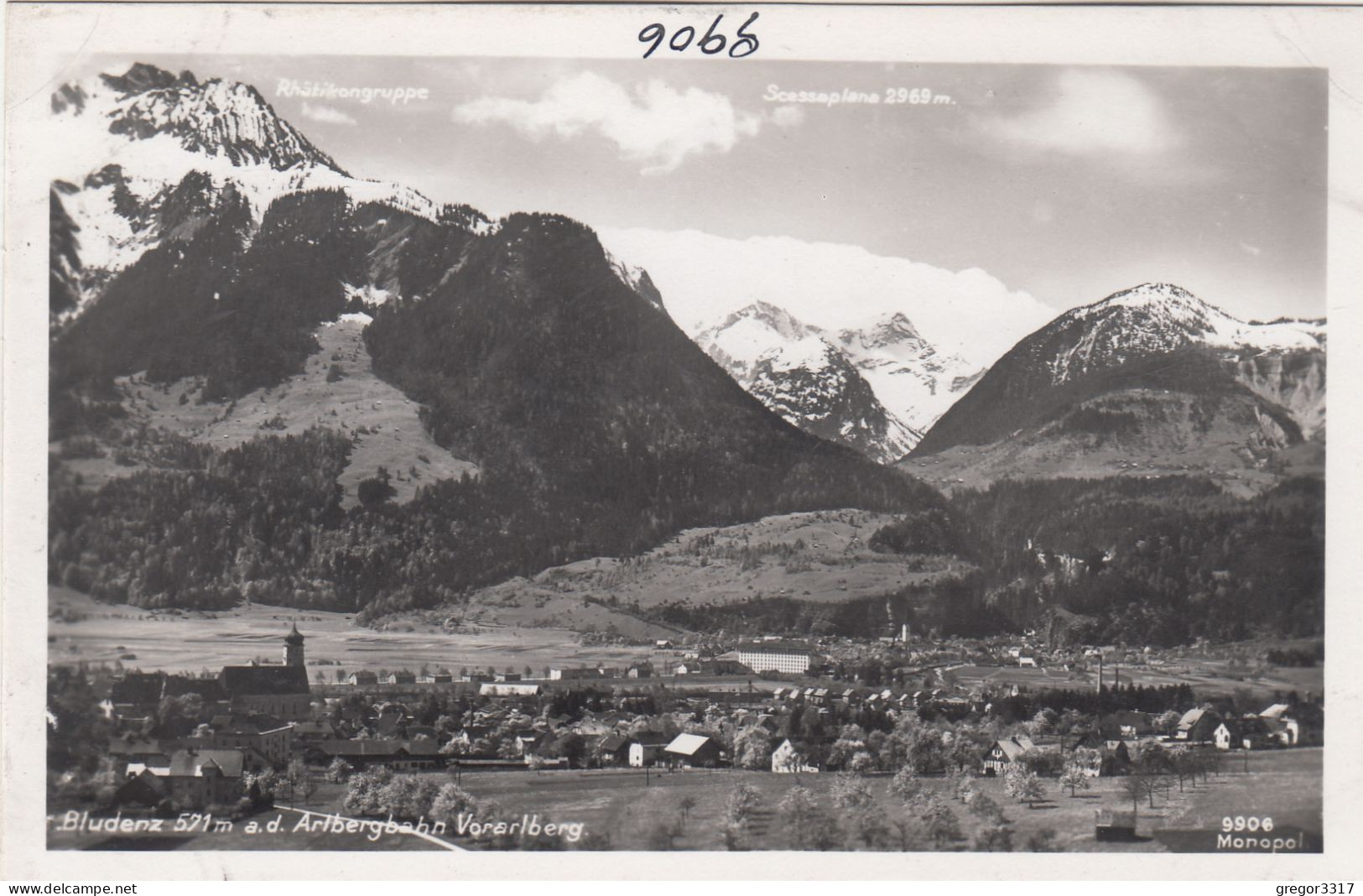 E4692) BLUDENZ Arlberg Arlbergbahn - Voarlberg - S/W FOTO AK - Bludenz