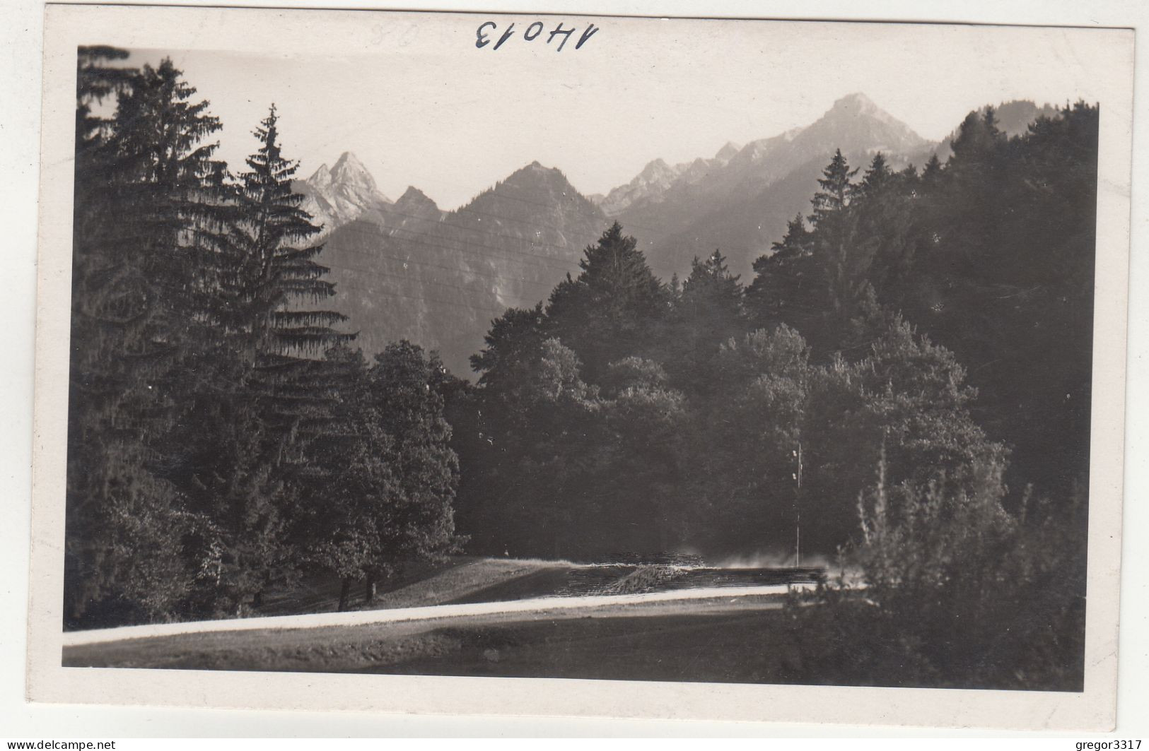 E4694) Blick Von Der Neuen BRANDNERSTRASSE Mit Blick Auf Valbonakopf 2234m & Mottenkopf - 2179m - Brandnertal Vorarlberg - Brandertal