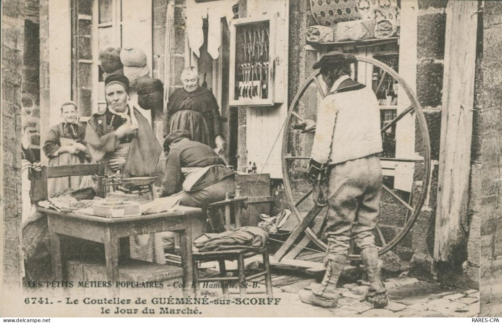 56 GUEMENE Sur SCORFF - Le Coutelier - Le Jour Du Marché / TTB - Guemene Sur Scorff