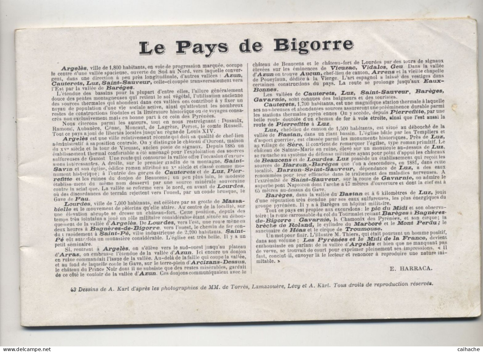 FRANCE-ALBUM - Les Pyrénées - Livret De 32 Pages Et 43 Photos - Mai 1902 - 8e Année - No35 - - Aquitaine