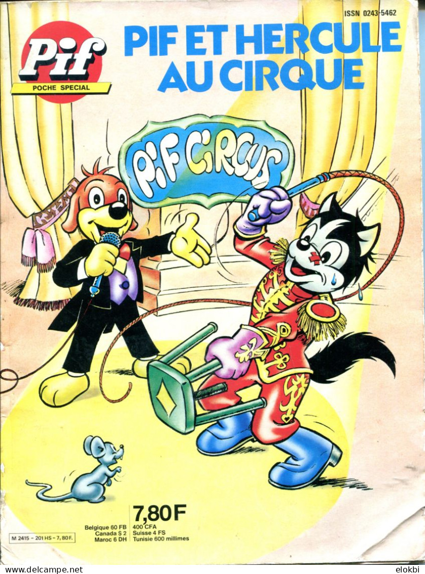 Pif Poche Spécial  "Pif Et Hercule Au Cirque" De Janvier 1982 - Pif - Autres