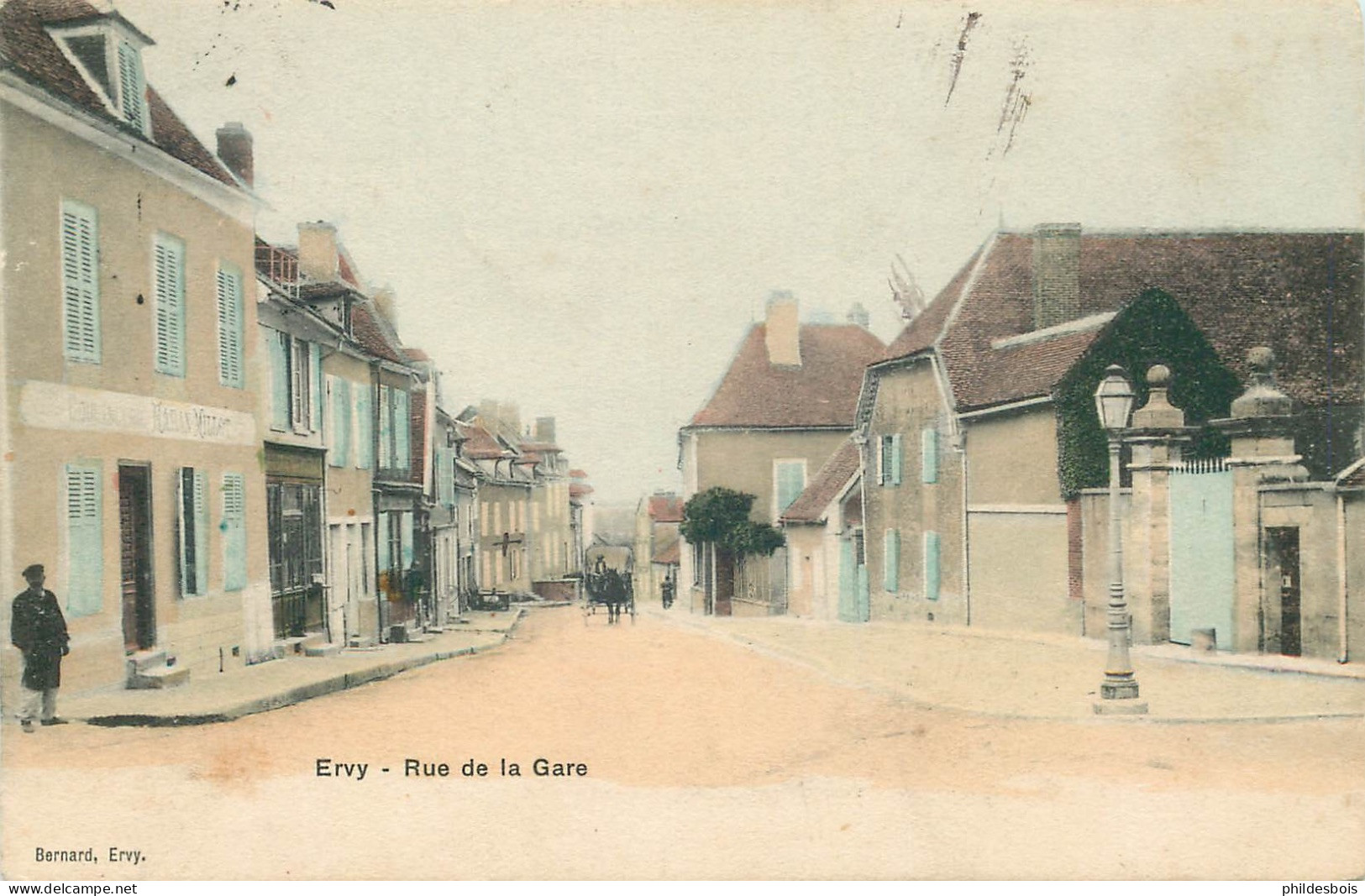 AUBE  ERVY Rue De La Gare - Ervy-le-Chatel