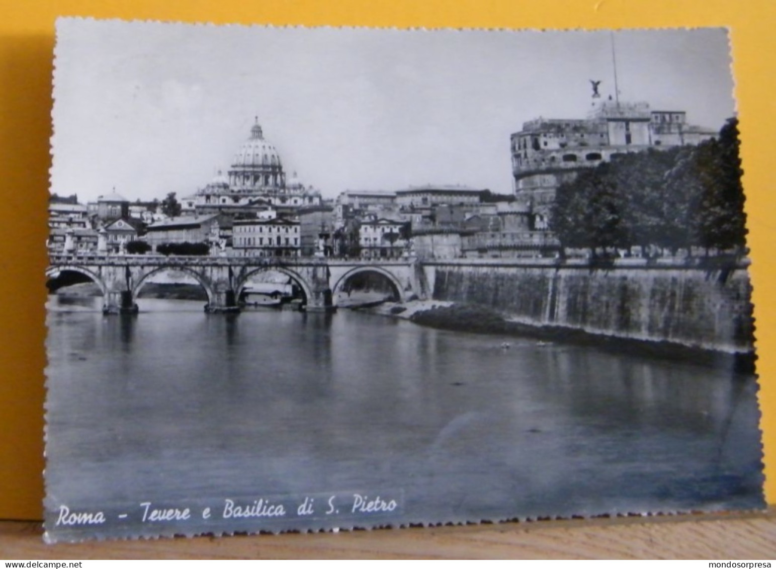 (R1) ROMA - TEVERE E BASILICA SAN PIETRO - VIAGGIATA - Fiume Tevere