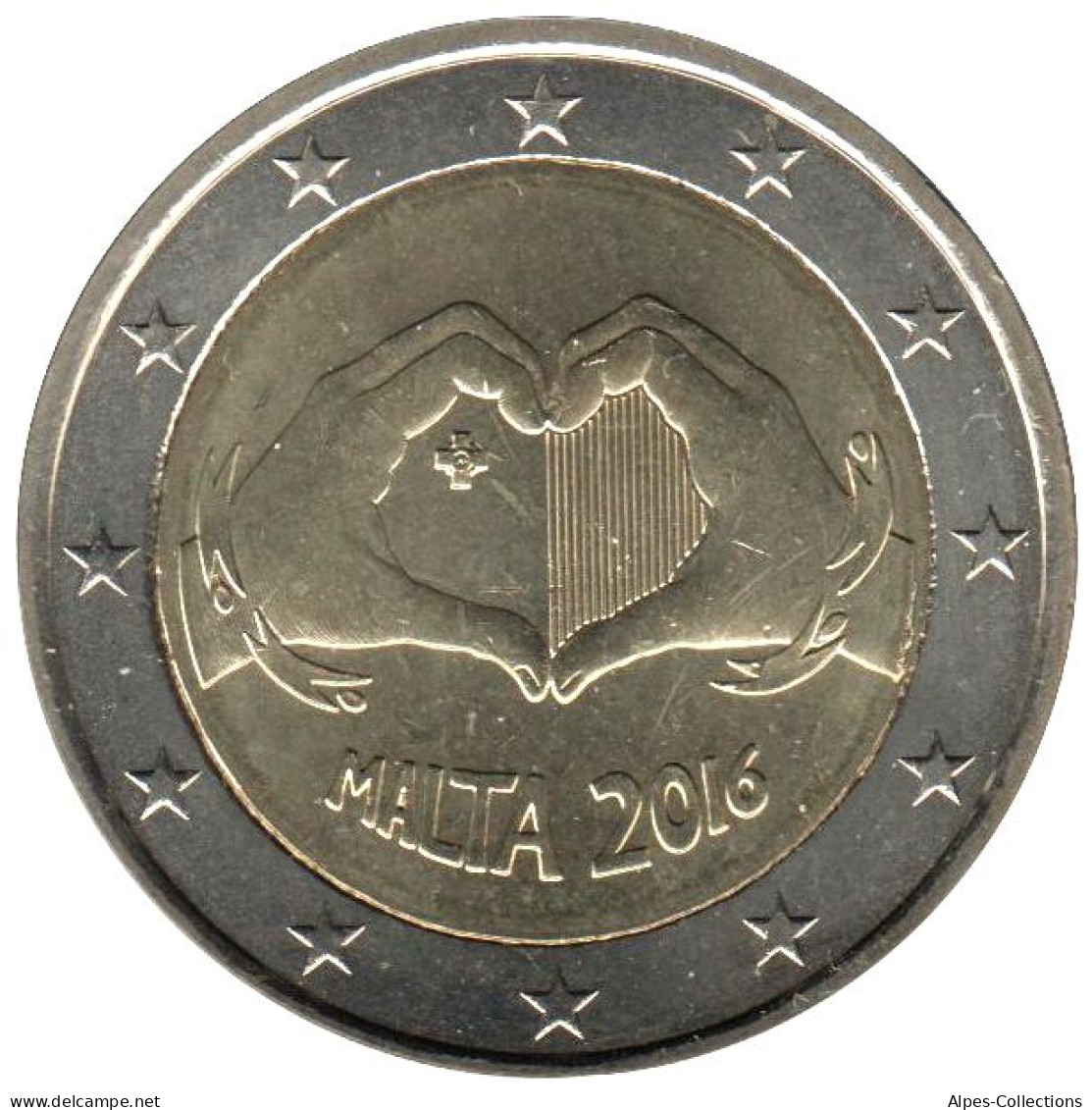 MA20016.2 - MALTE - 2 Euros Commémo. Solidarité Par L'Amour - 2016 - Malta