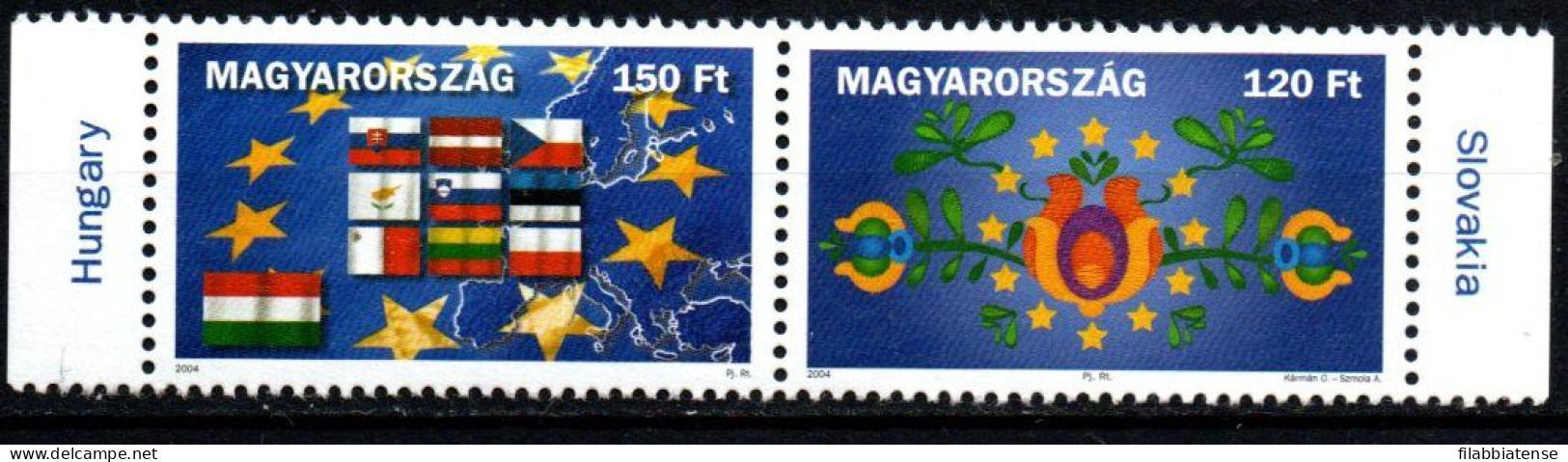 2004 - Ungheria 3946/47 Entrata Nell'Unione Europea  ------- - Nuevos
