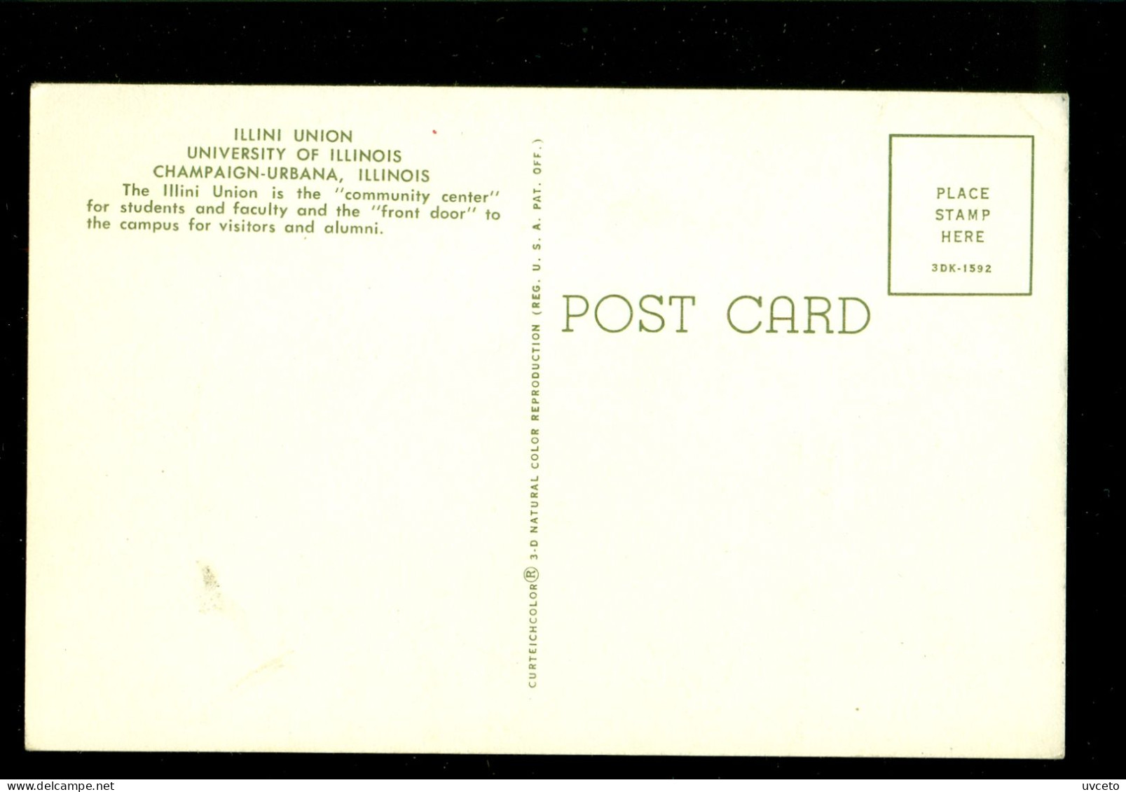 USA, Illinois, Champaign - Urbana, Illini Union, University Of Illinois, 1960's N96d - Altri & Non Classificati