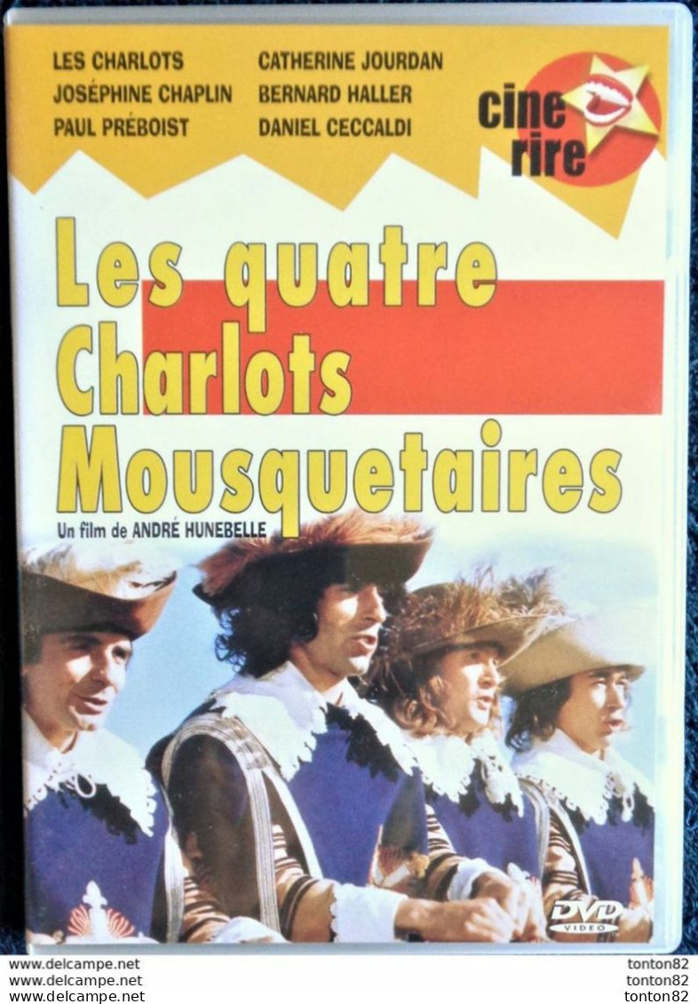 Les Quatre Charlots Mousquetaires - Film De André Hunebelle - Paul Préboist - Daniel Ceccaldi - Jacques Legras . - Komedie