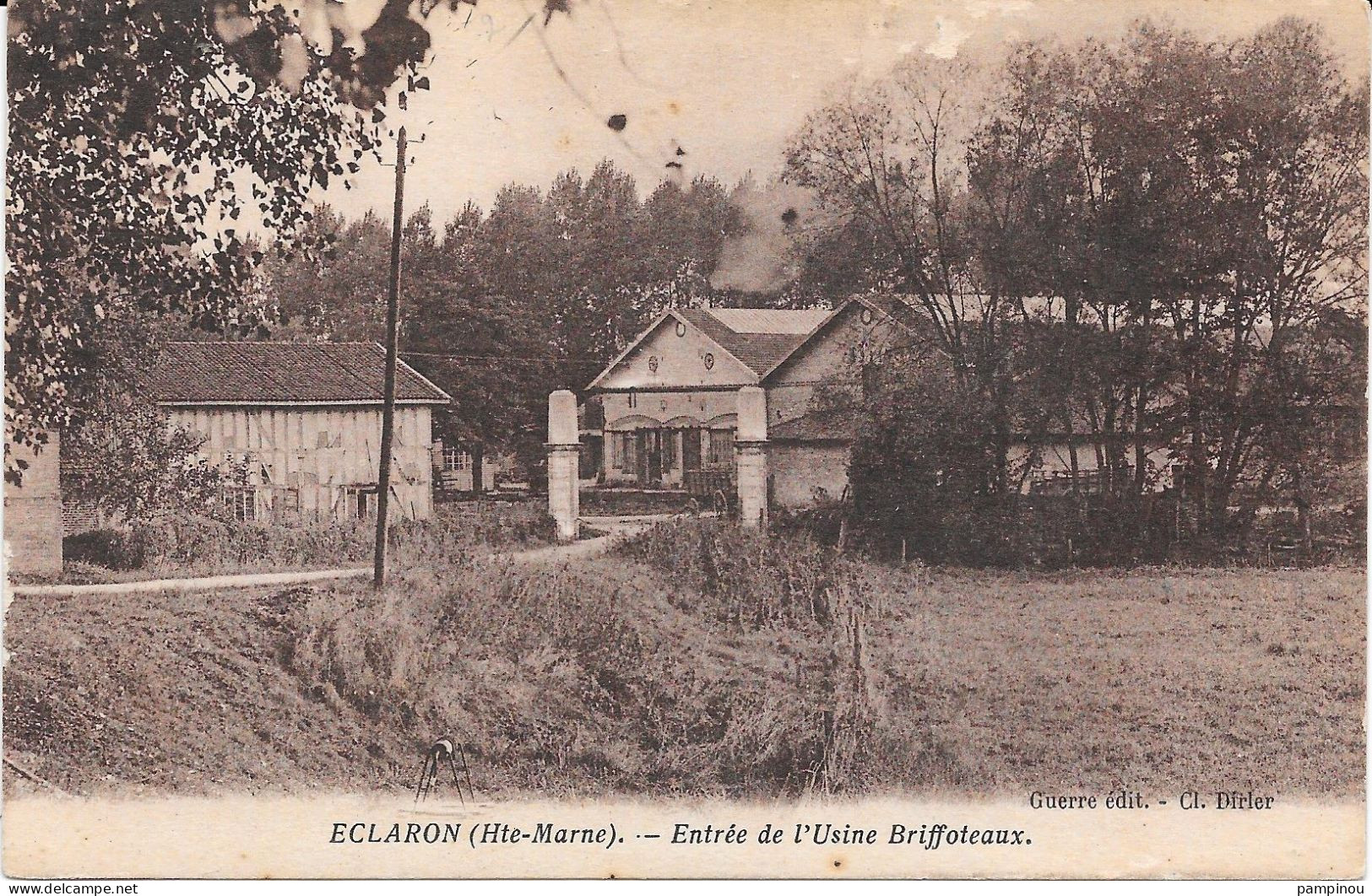 52 ECLARON - Entrée  Usine Briffoteaux - Eclaron Braucourt Sainte Liviere