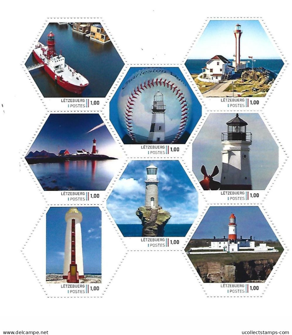 Luxemburg 2023  Lighthouses Of The World (1 Baseball)    Sheetlet     Postfris/mnh/neuf - Unused Stamps