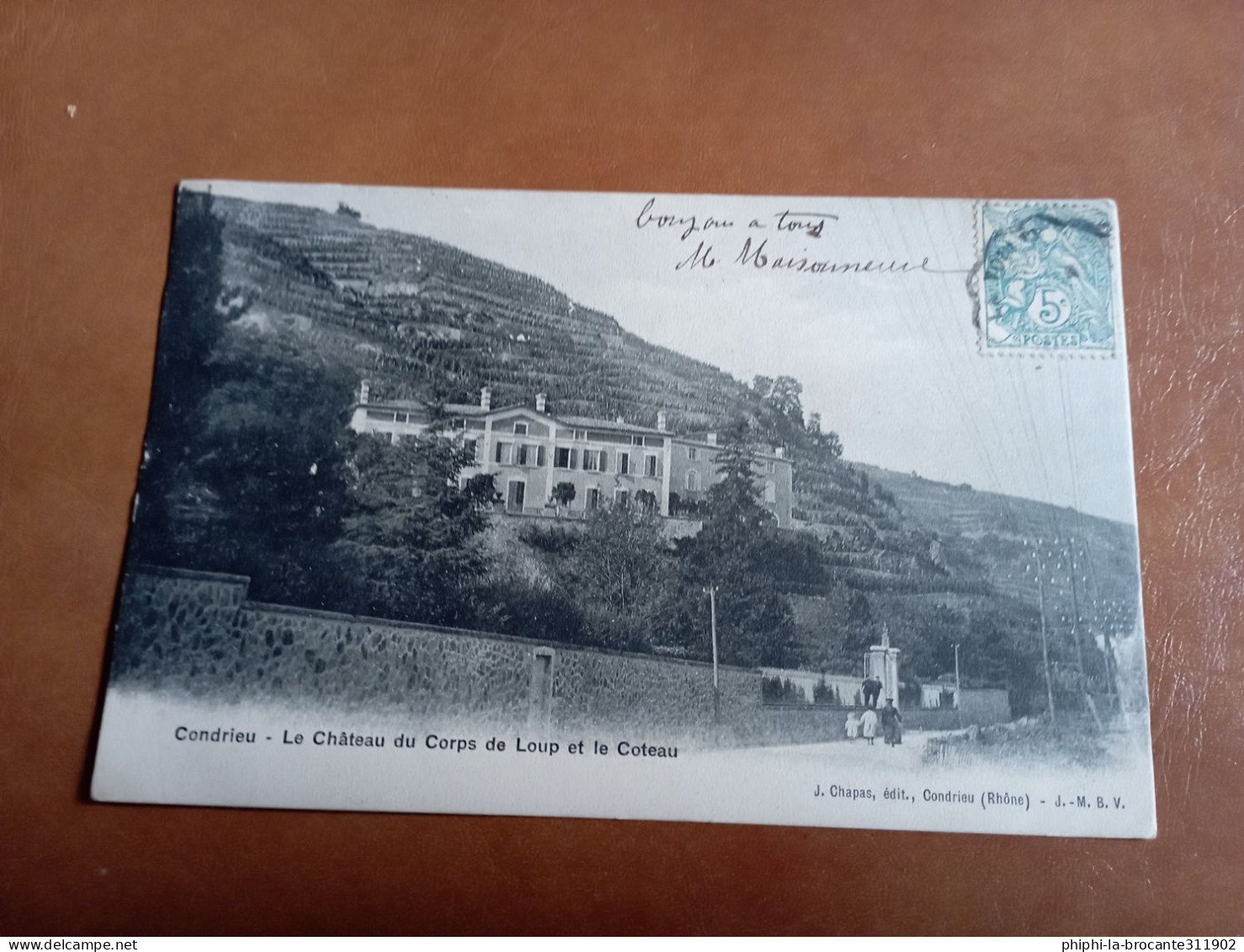 H10/324- Le Château Du Corps De Loup Et Le Coteau - Condrieu