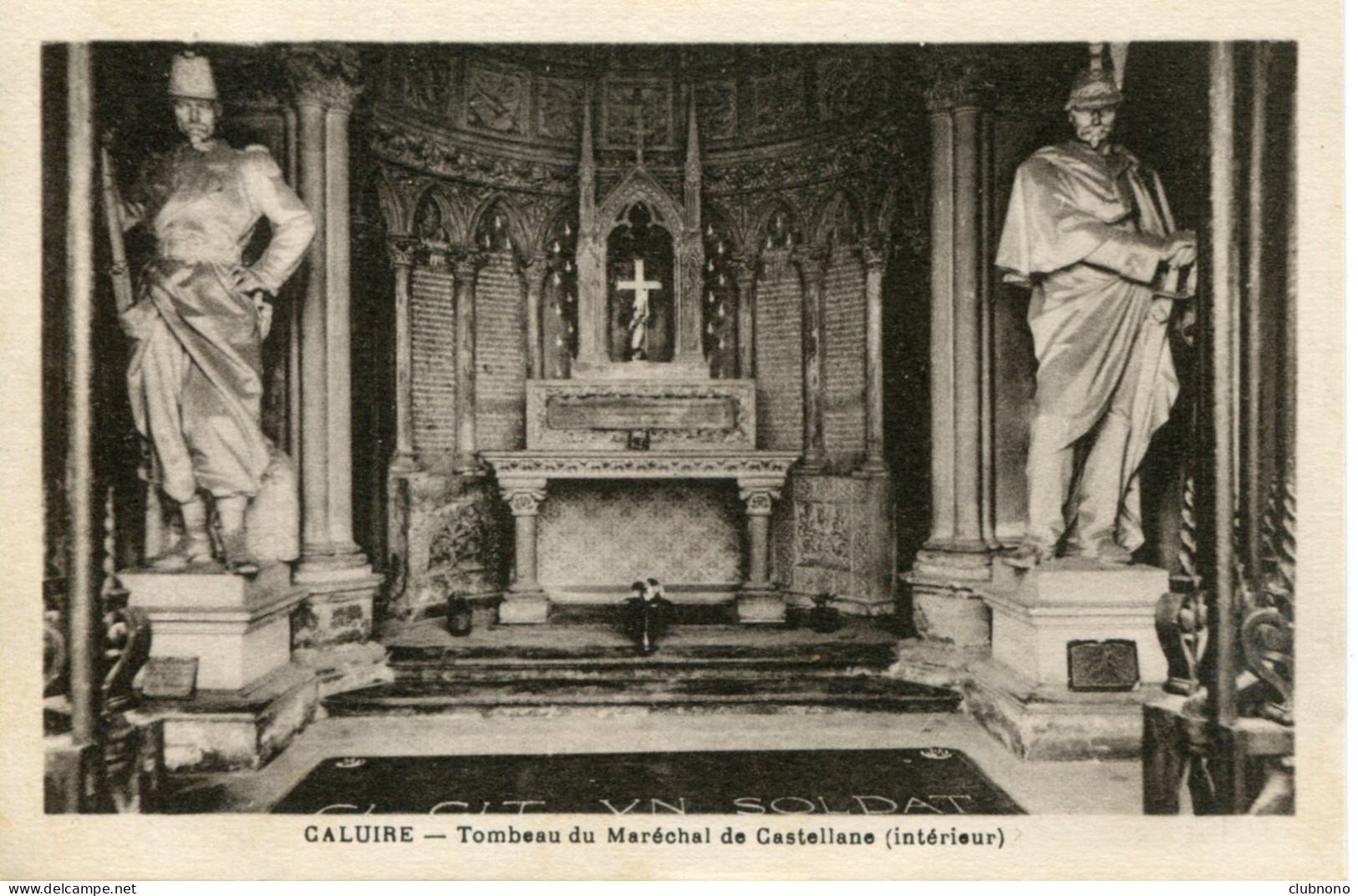 CPA -  CALUIRE - TOMBEAU DU MARECHAL DE CASTELLANE (INTERIEUR) - Caluire Et Cuire