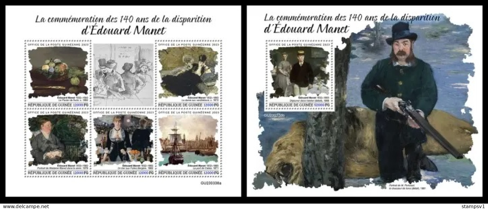 Guinea  2023 120th Memorial Anniversary Of Camille Pissarro. (337) OFFICIAL ISSUE - Impresionismo