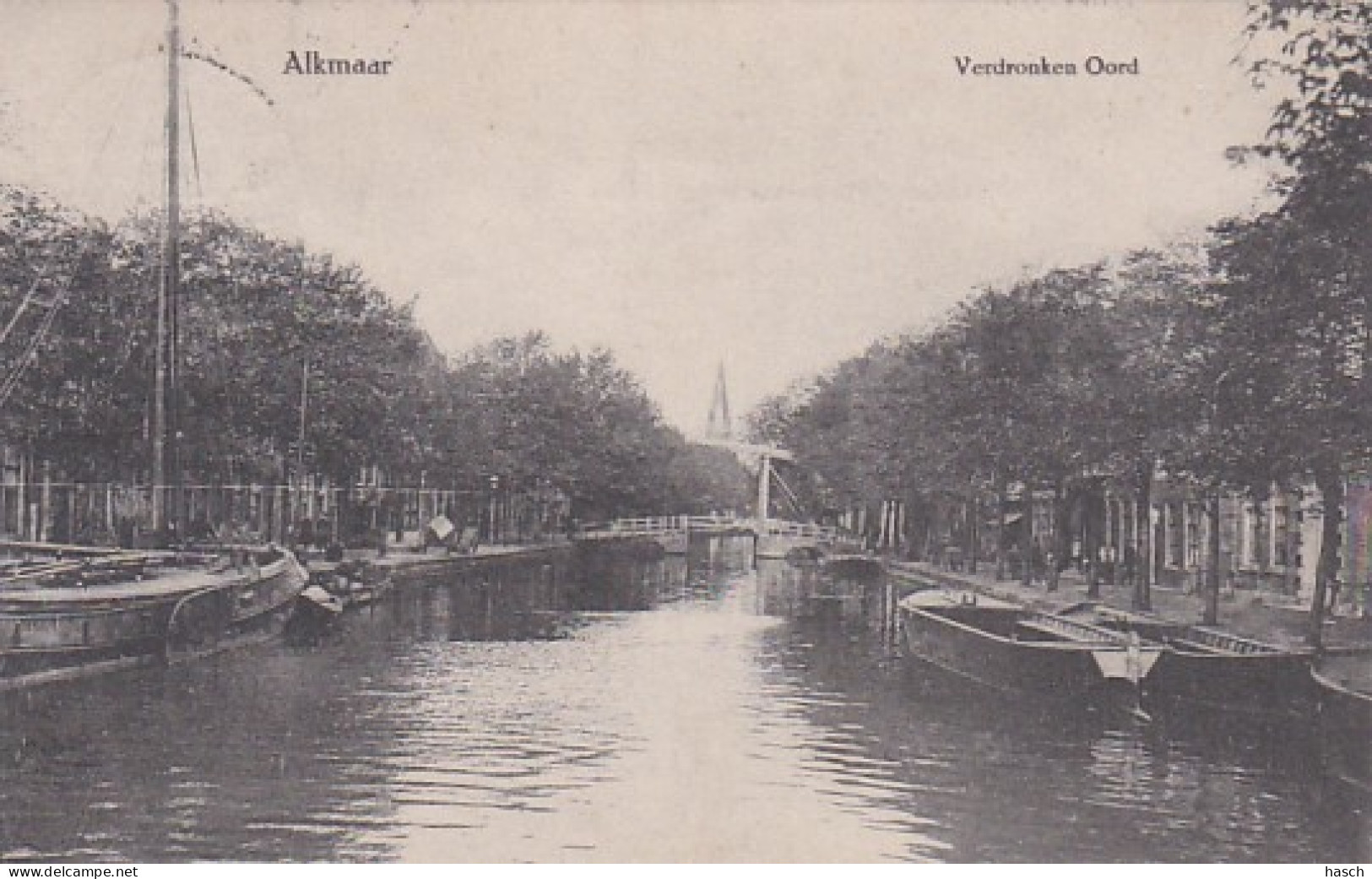 2603763Alkmaar, Verdronken Oord. – 1913.(linksonder Een Heel Klein Vouwtje) - Alkmaar