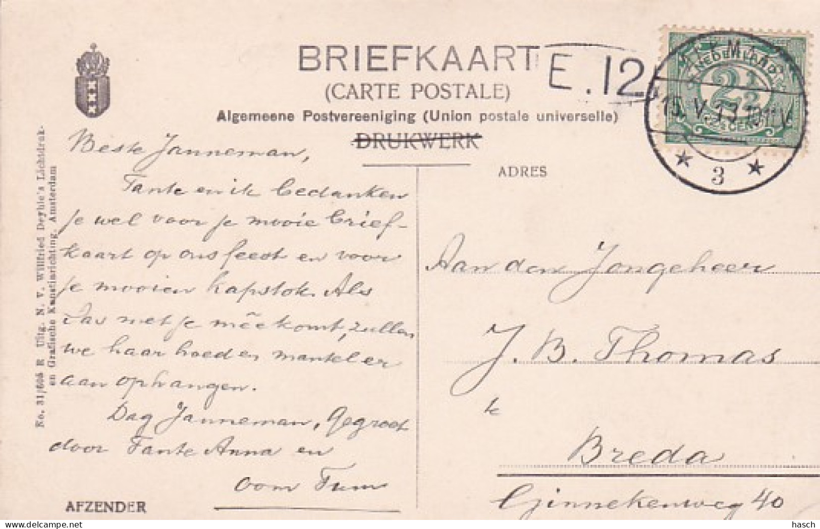 2603763Alkmaar, Verdronken Oord. – 1913.(linksonder Een Heel Klein Vouwtje) - Alkmaar