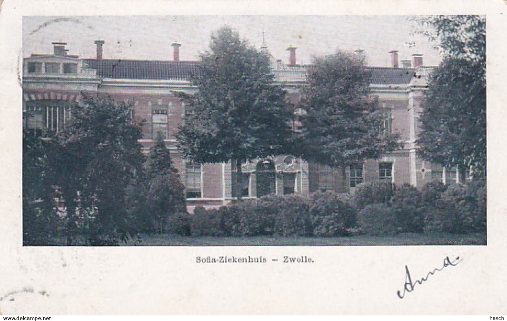 2603771Zwolle, Sofia Ziekenhuis. – 1902. (zie Hoeken En Randen) - Zwolle